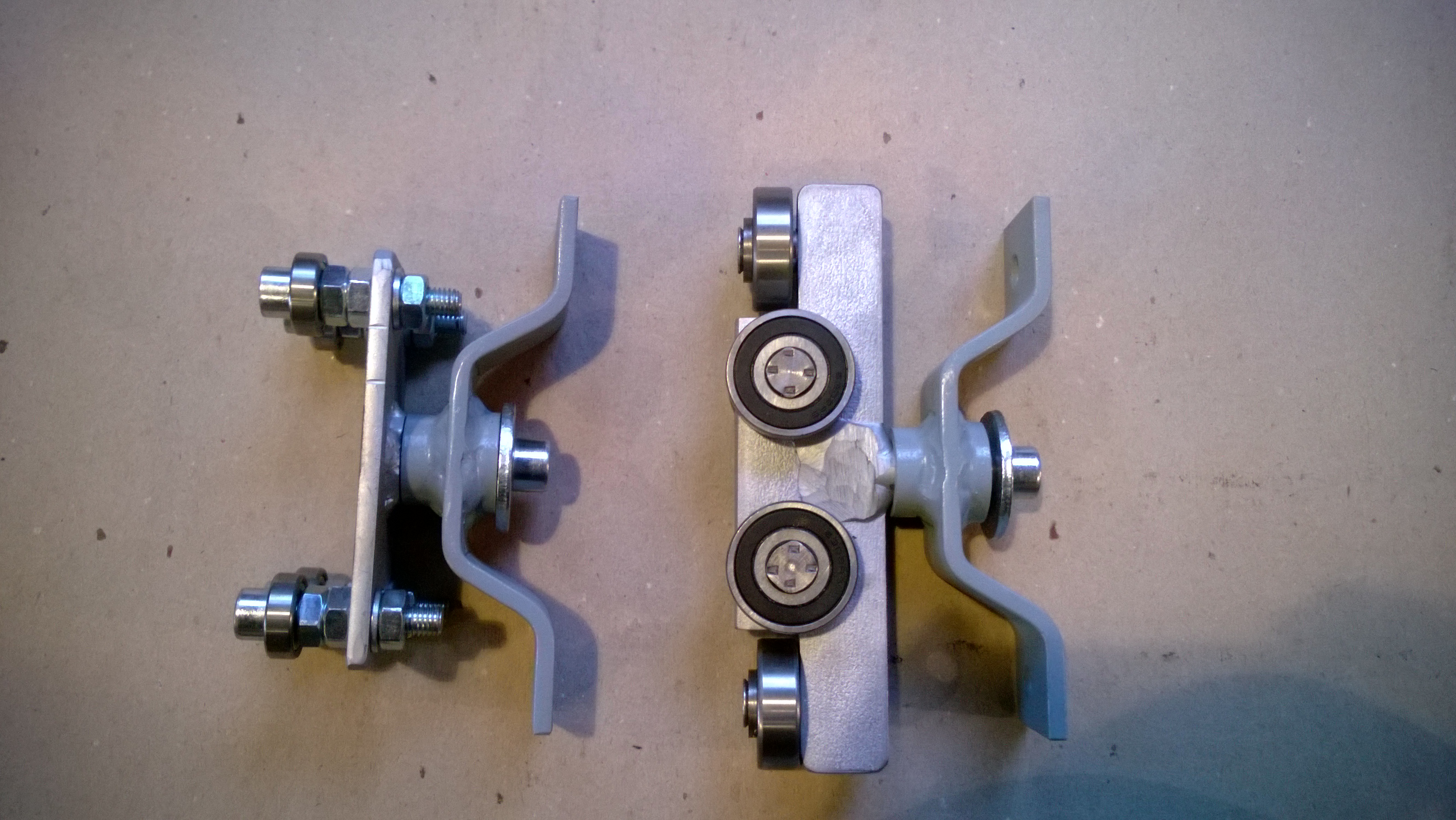 Wózki do szyn prowadzących