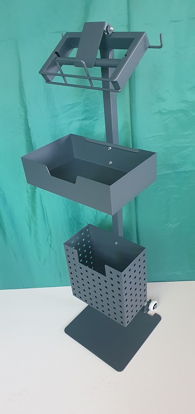 Stojaki z zabezpieczeniem rolek